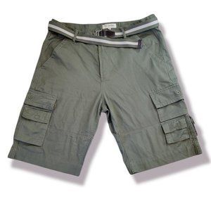 ED. Jordan Men's Olive Green Cargo Shorts - Size 40
